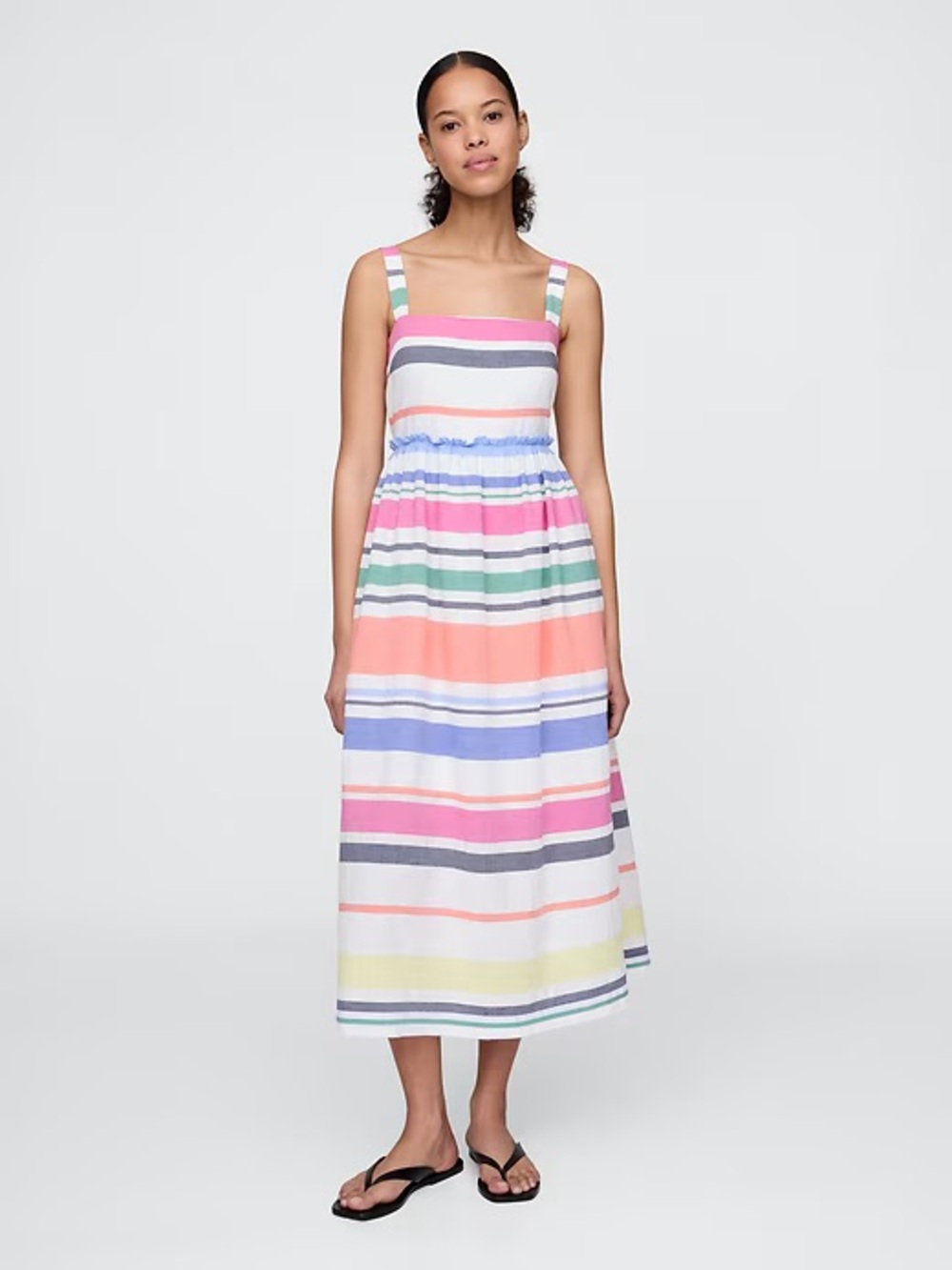 GAP Multicolor Striped Maxi dress